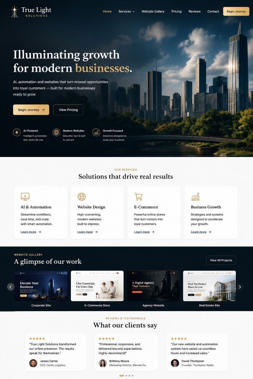 Digital Agency website preview